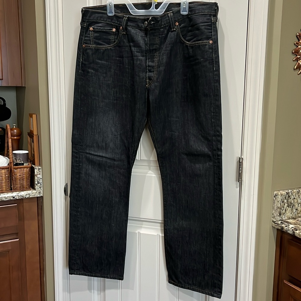 Levi’s 501 Dark Blue Denim Jeans Men’s W 38 L 30